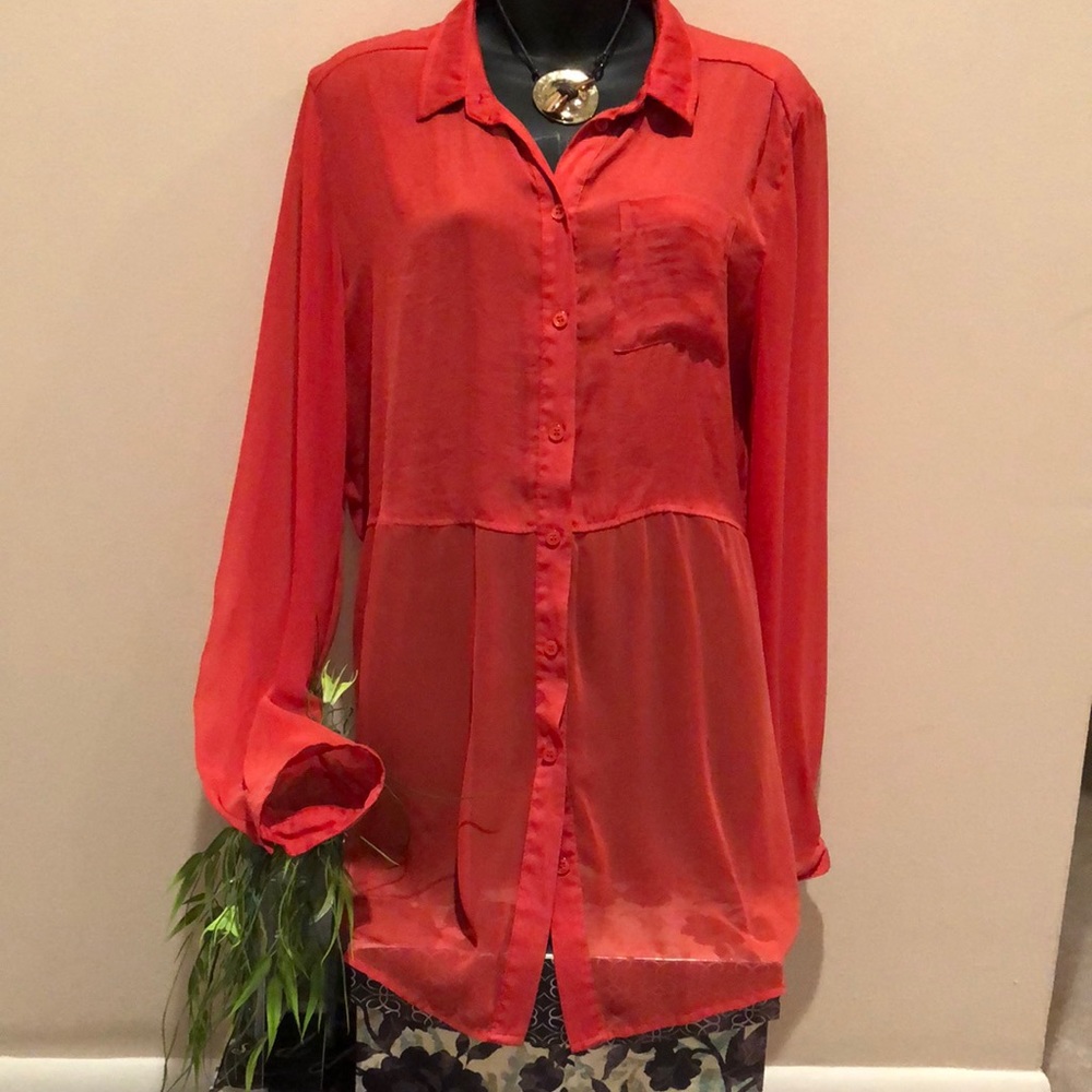 Free people long sleeves shirt